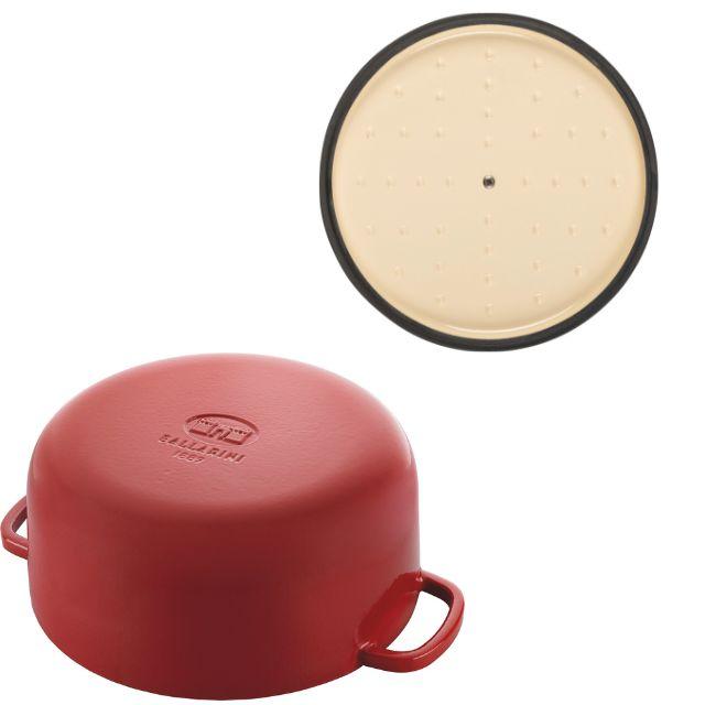 バッラリーニ Ballarini ベラモンテ ラウンド 24cm ポモドーロレッド