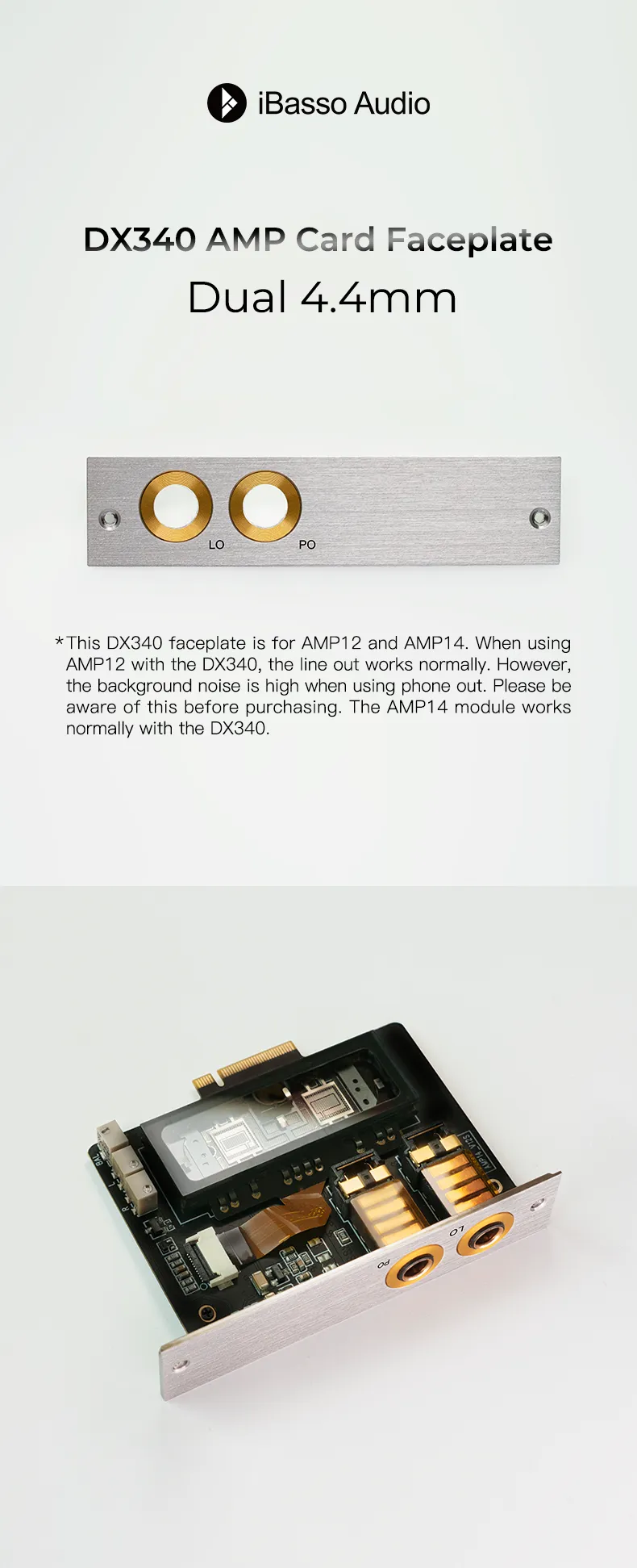 iBasso Dual 4.4mm Faceplate - iBasso Audio