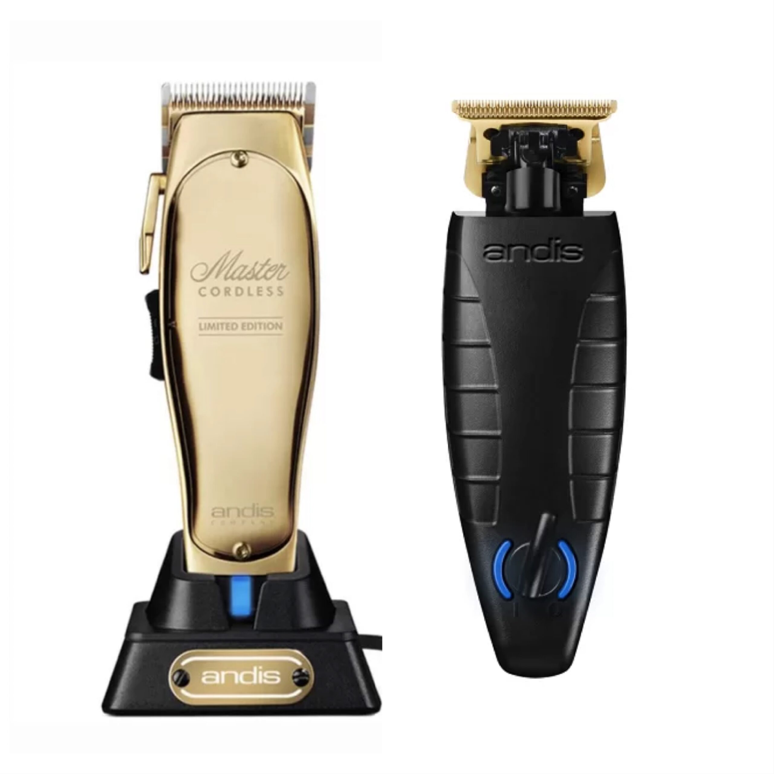 Andis 2pc Cordless Combo by ibs - Gold limited Cordless Master