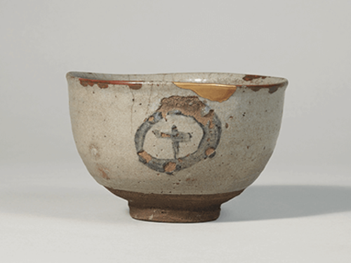 絵唐津丸十文茶碗｜収蔵品の紹介「出光コレクション」｜出光美術館