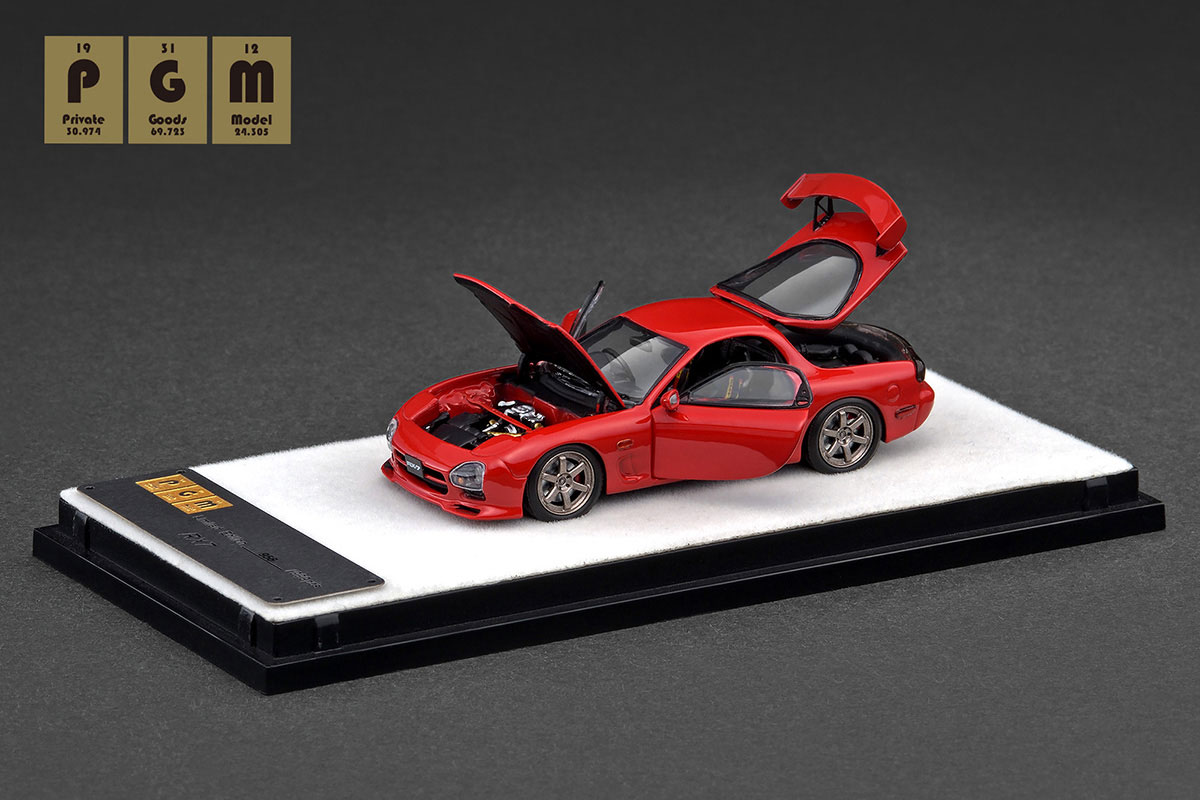 PGM-640804-1 1/64 Mazda RX-7(FD3S) Red | LINE UP | [公式] ignition