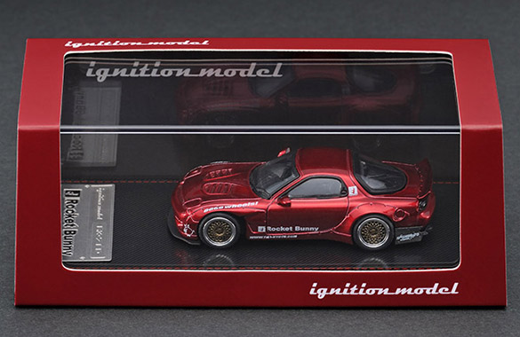 IG1407 1/64 Rocket Bunny RX-7 (FD3S) Red Metallic | LINE UP
