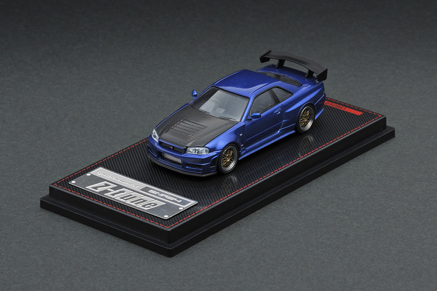 IG1869 1/64 Nismo R34 GT-R Z-tune Blue Metallic | LINE UP | [公式
