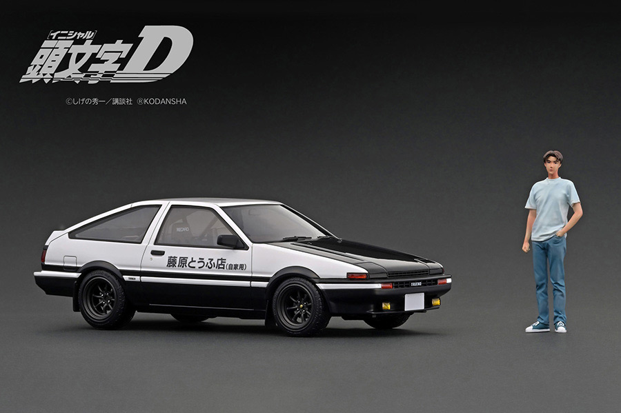 IG2867 1/18 INITIAL D Toyota Sprinter Trueno 3Dr GT Apex (AE86