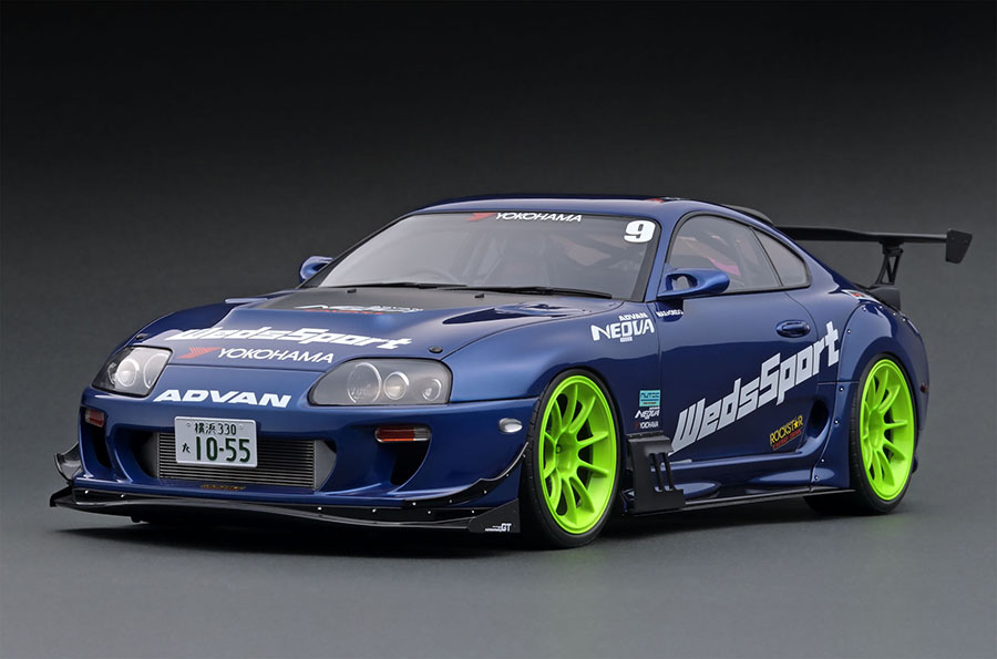 IG2105 1/12 Toyota Supra (JZA80) RZ ORIDO-STREET Ver. Blue | LINE