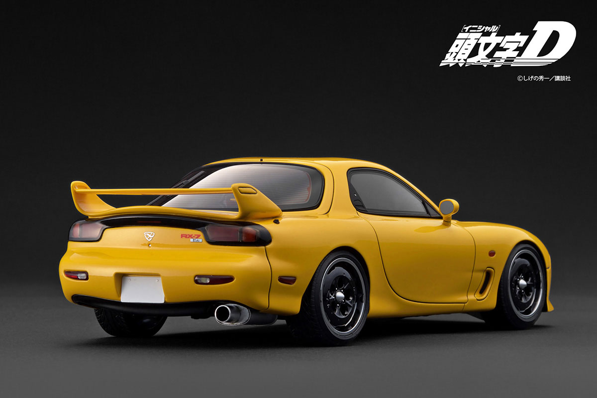 IG3940 1/18 INITIAL D Mazda RX-7 Mazda Speed A-spec(FD3S) Yellow