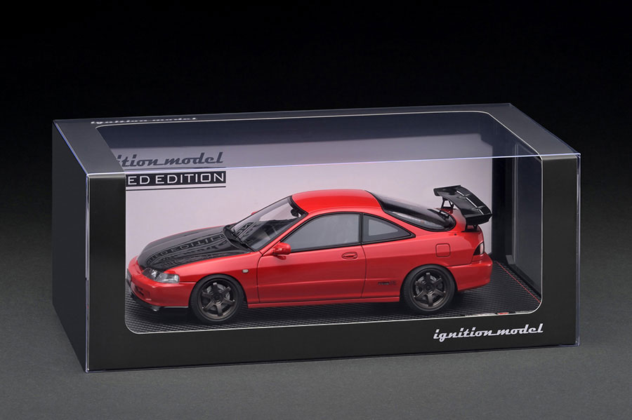 IG3057 1/18 Honda INTEGRA (DC2) TYPE R Red With Engine | LINE UP