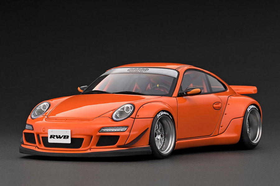 IG3251 1/18 RWB 997 GT3 Orange With Mr.Nakai | LINE UP | [公式