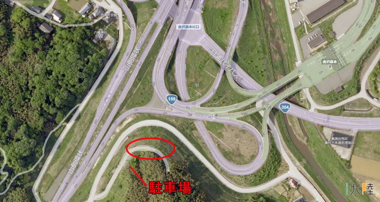 夜景スポット 森本インター展望台