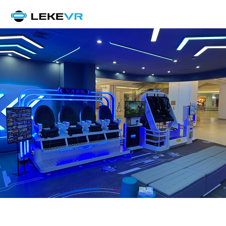 VR 4 Seat Cinema Chair from China manufacturer - LEKE VR Technology