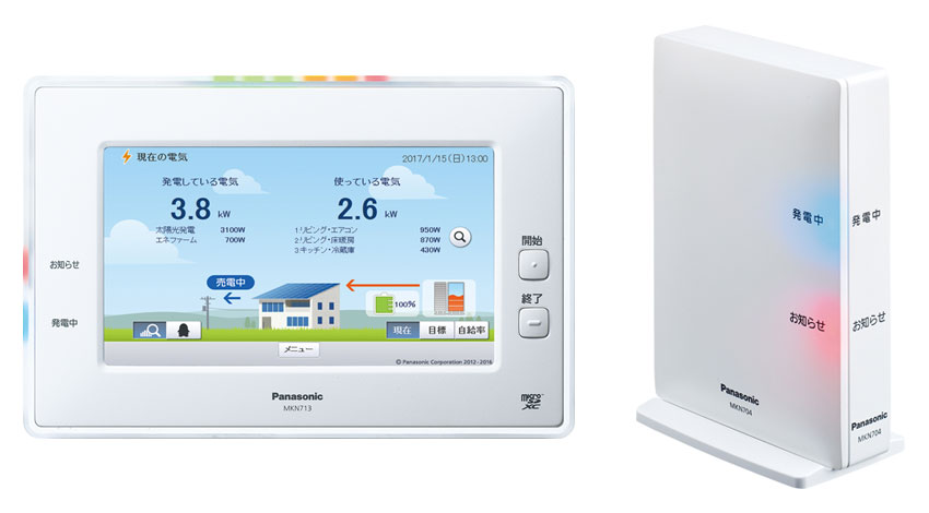 パナソニック、スマートHEMSの自動制御機能を強化した「AiSEG2（7型