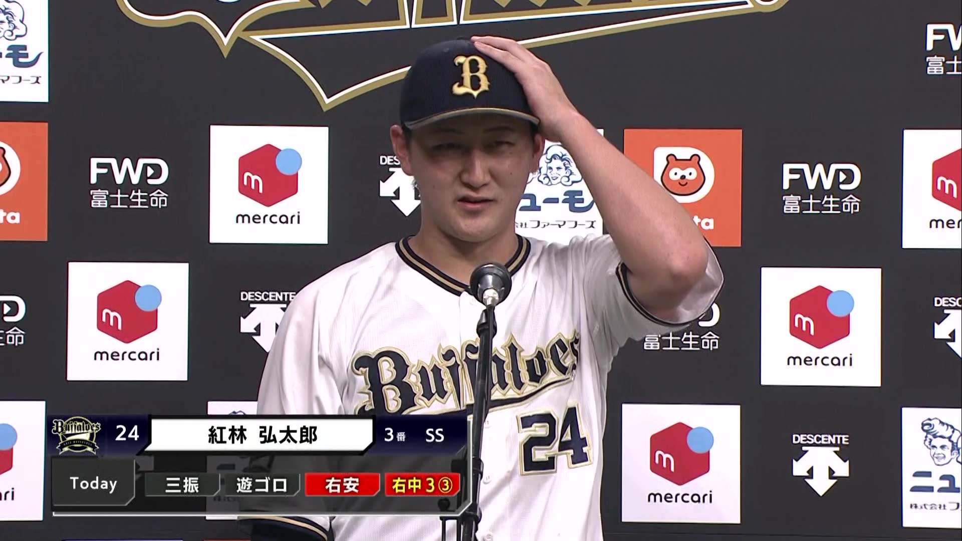 パシフィック・リーグ】2021/9/22 オリックス VS 日本ハム[オリックス