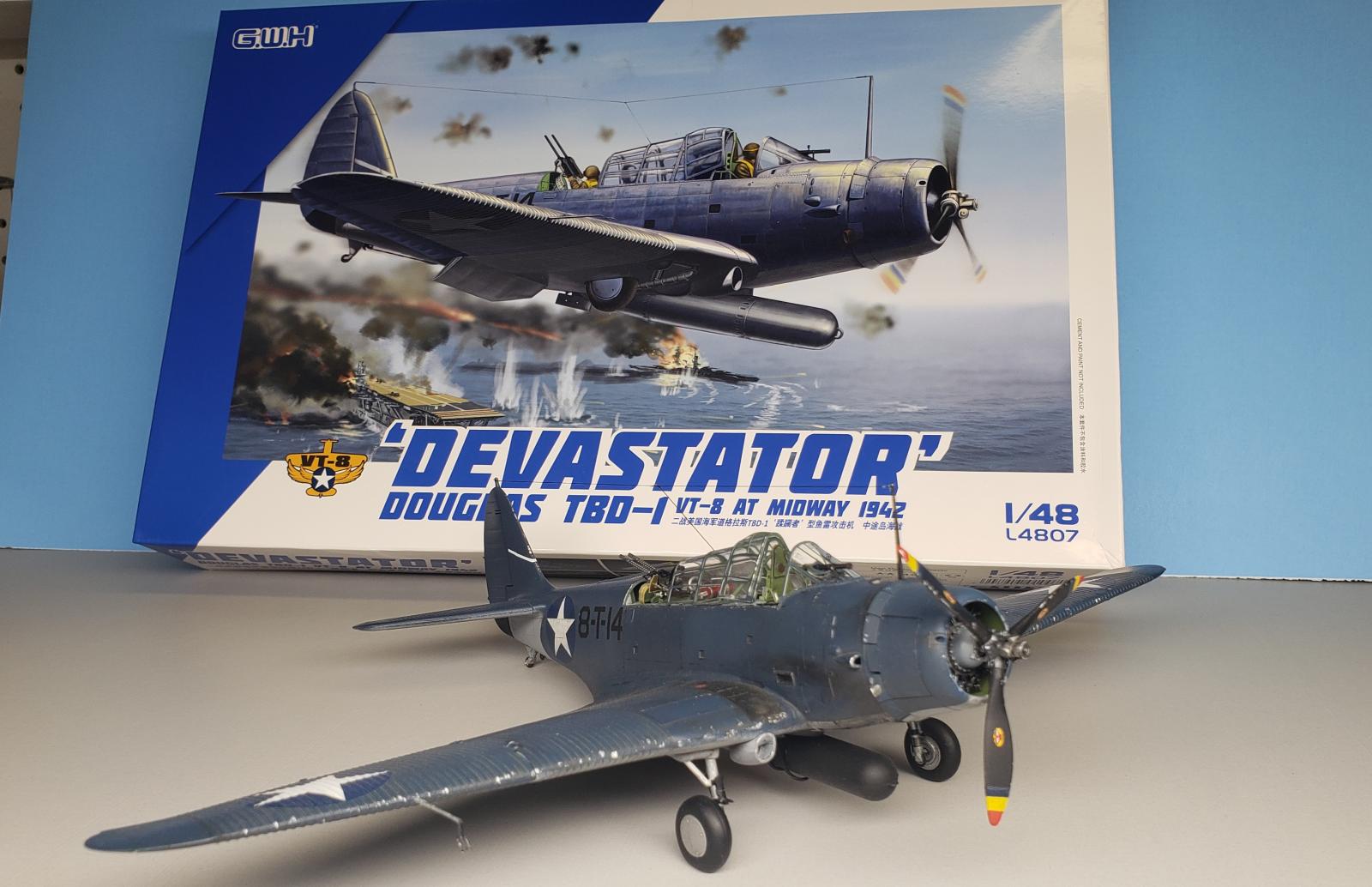 1/48 Douglas TBD-1 Devastator Midway from Great Wall Hobby - iModeler