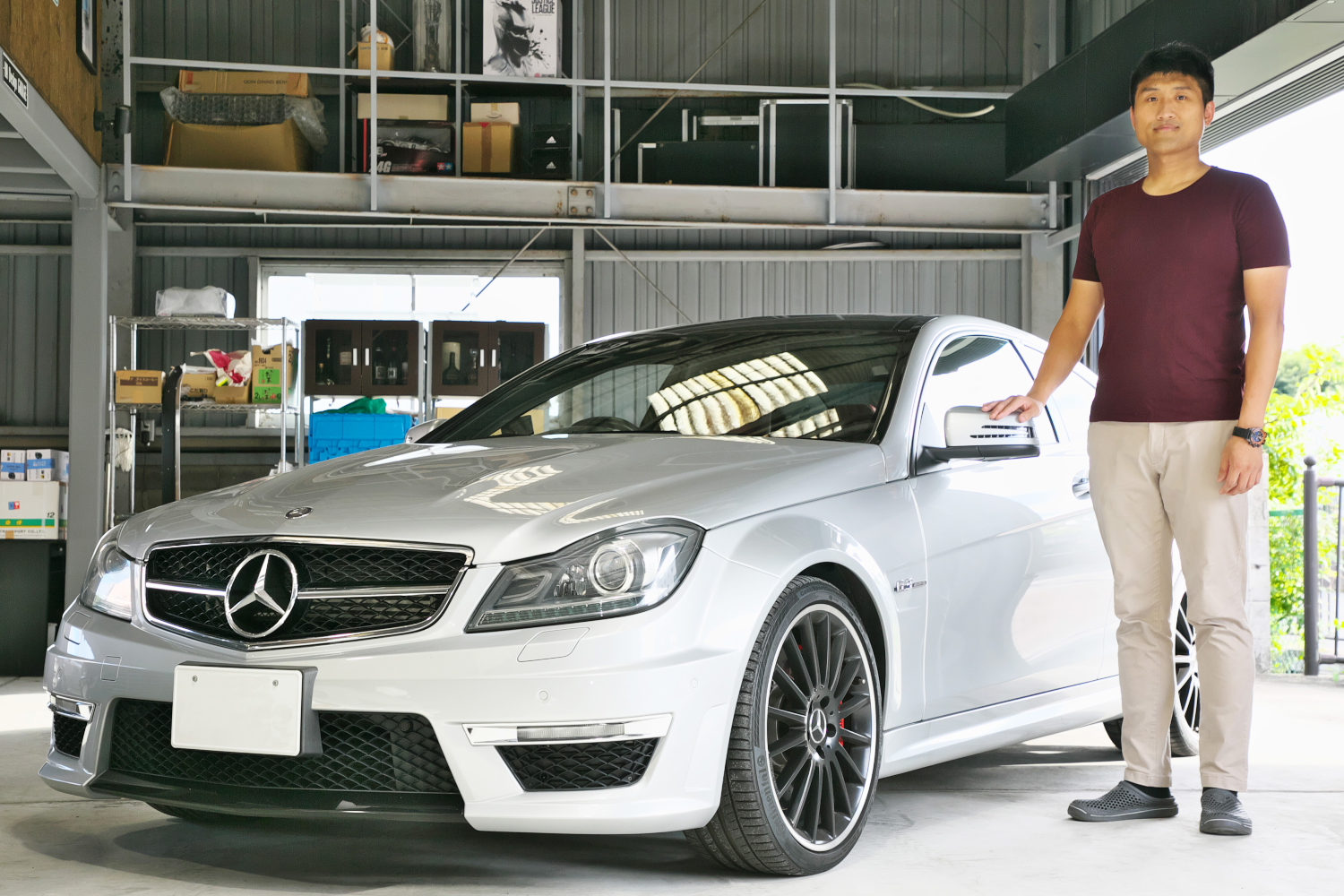 超美品!☆Z.S.S. Rigel車高調☆メルセデス ベンツ・Cクラス・W204 超美