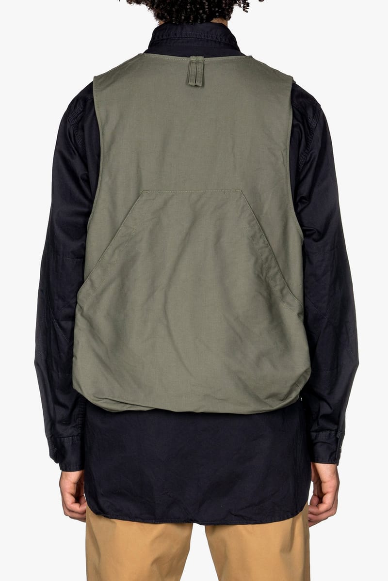 Engineered Garments Double Cloth Game Vests | Hypebeast