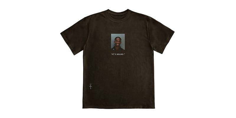 トラヴィス・スコットが逮捕をネタしたマグショットT第2弾を発売