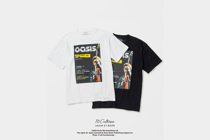 オアシスxテンカルチャーアダムエロペ25春夏新作Tシャツ第2弾到着