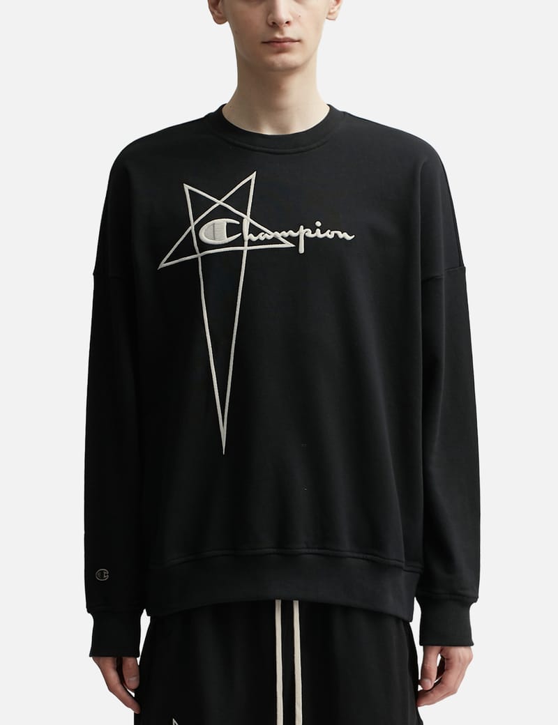 Rick Owens - Rick Owens X Champion Sweatshirt | HBX
