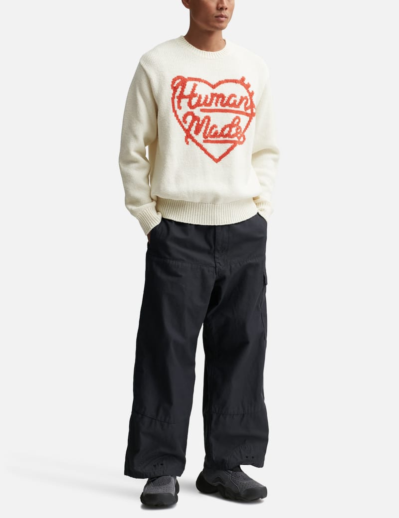 Human Made - LOW GAUGE KNIT SWEATER | HBX