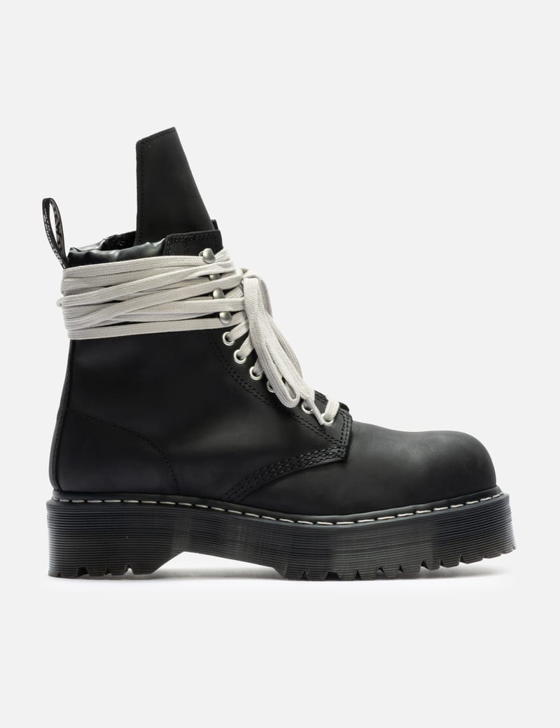 リックオウエンス - Rick Owens X Dr. Martens Quad Sole Steel Toe