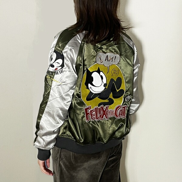 フィリックス スカジャン カジュアルキャット L ジャンパー ブルゾン