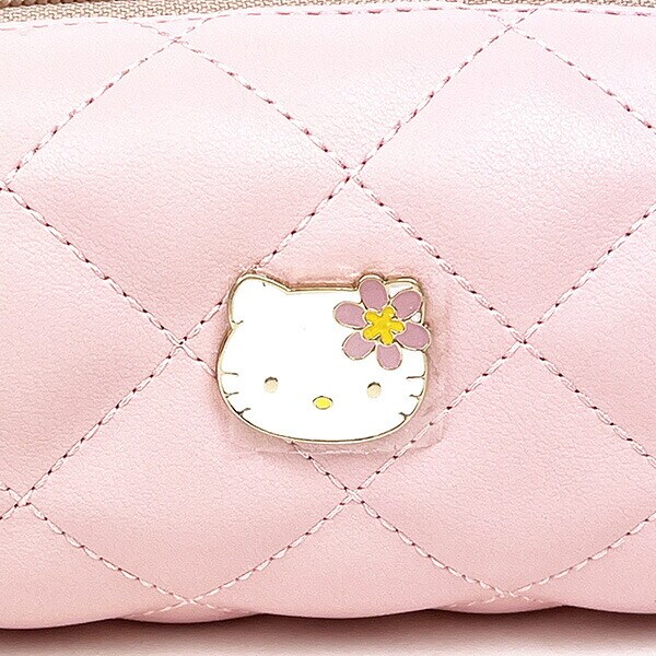 サンリオ ハローキティ キルトペンポーチ ピンクキルト ペンケース