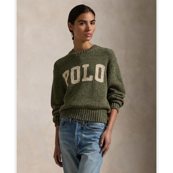 ロゴ コットン クルーネック セーター | ポロ ラルフ ローレン(POLO