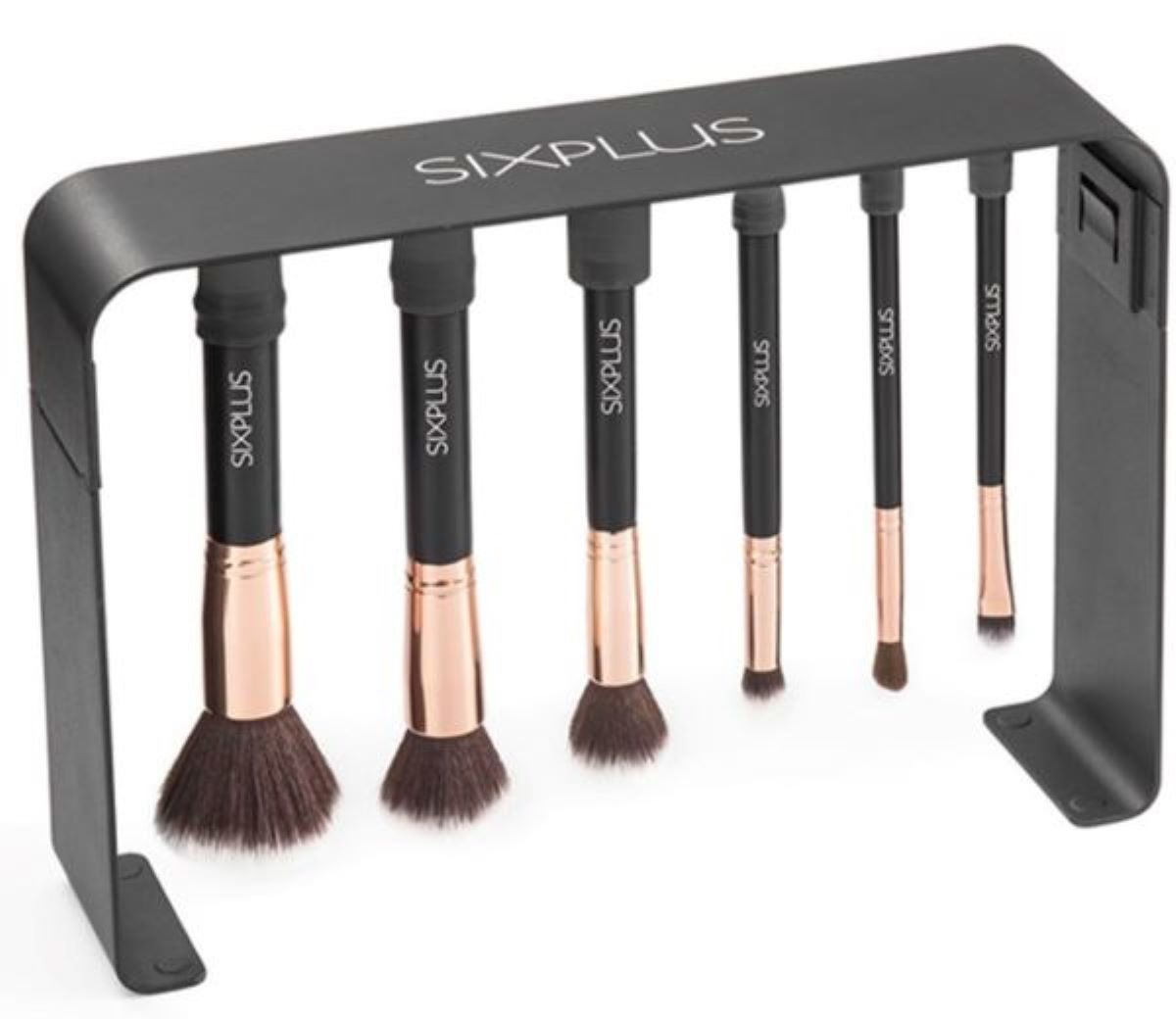 SIXPLUS マグネットメイクブラシ立て(ブラック) | シックスプラス