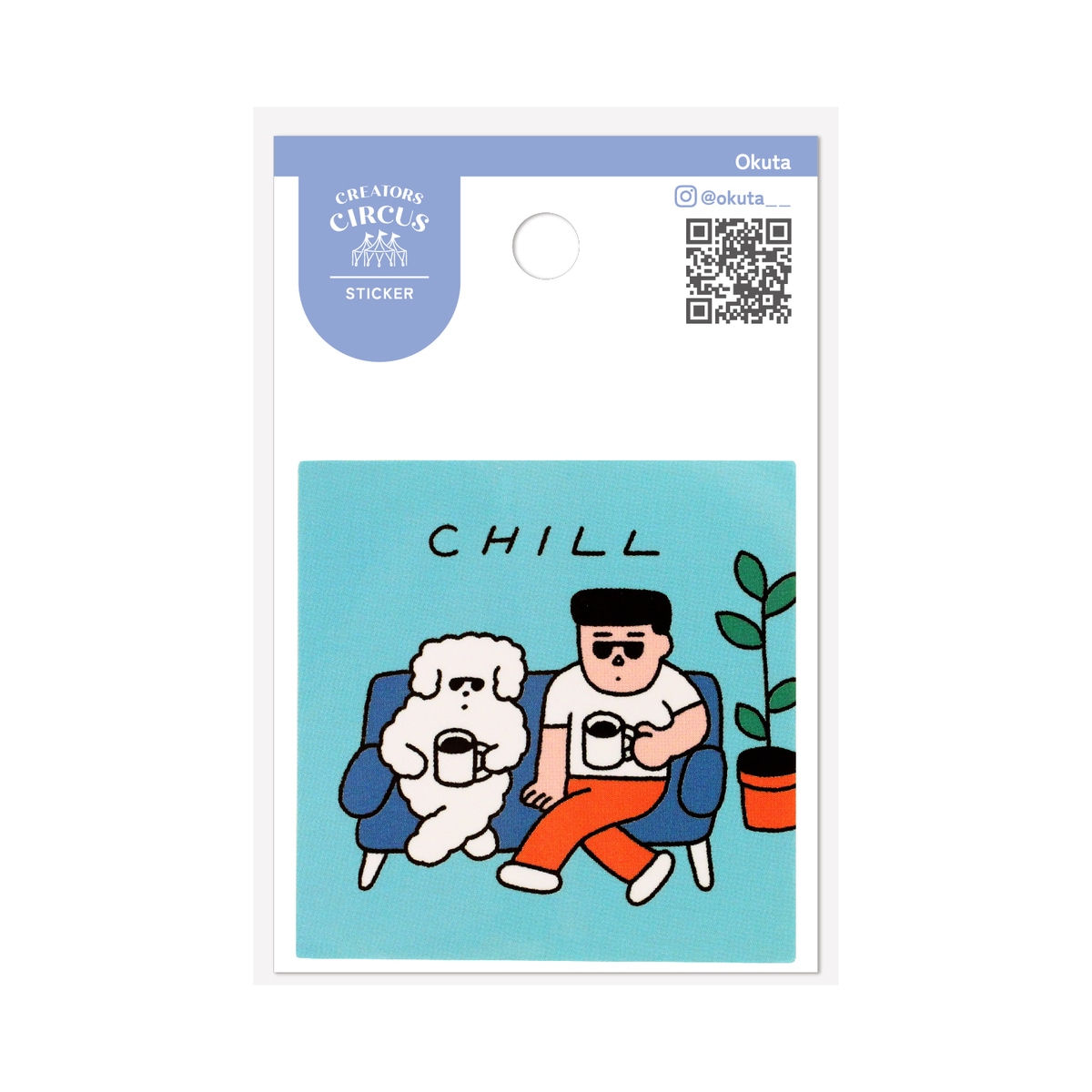 クリエイターズサーカス ステッカー CHILL | フロンティア