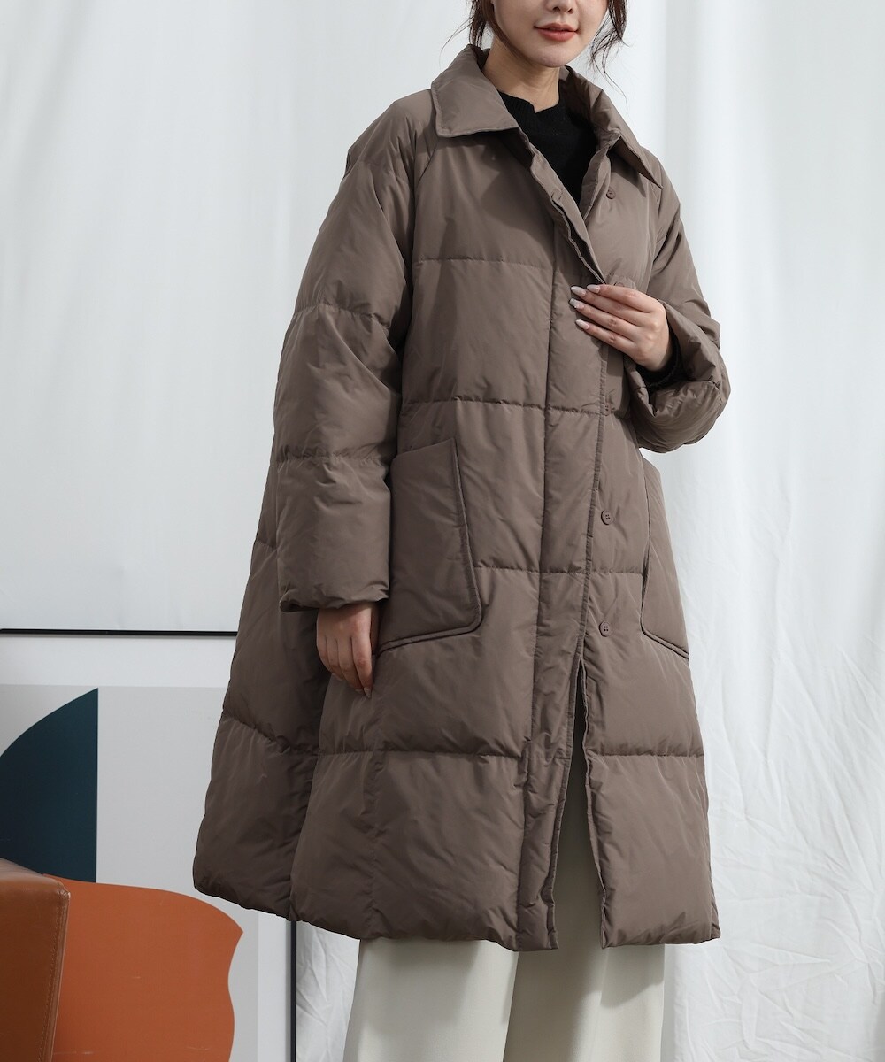 Banico】襟つきロングダウンジャケット | アイモハ(aimoha) | マルイ