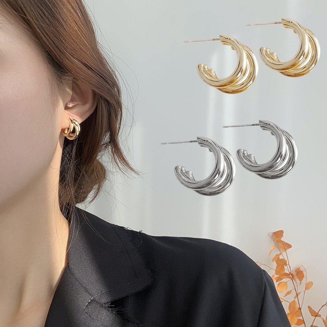 ダブルフープピアス | フォースメント(Forcement) | マルイウェブチャネル