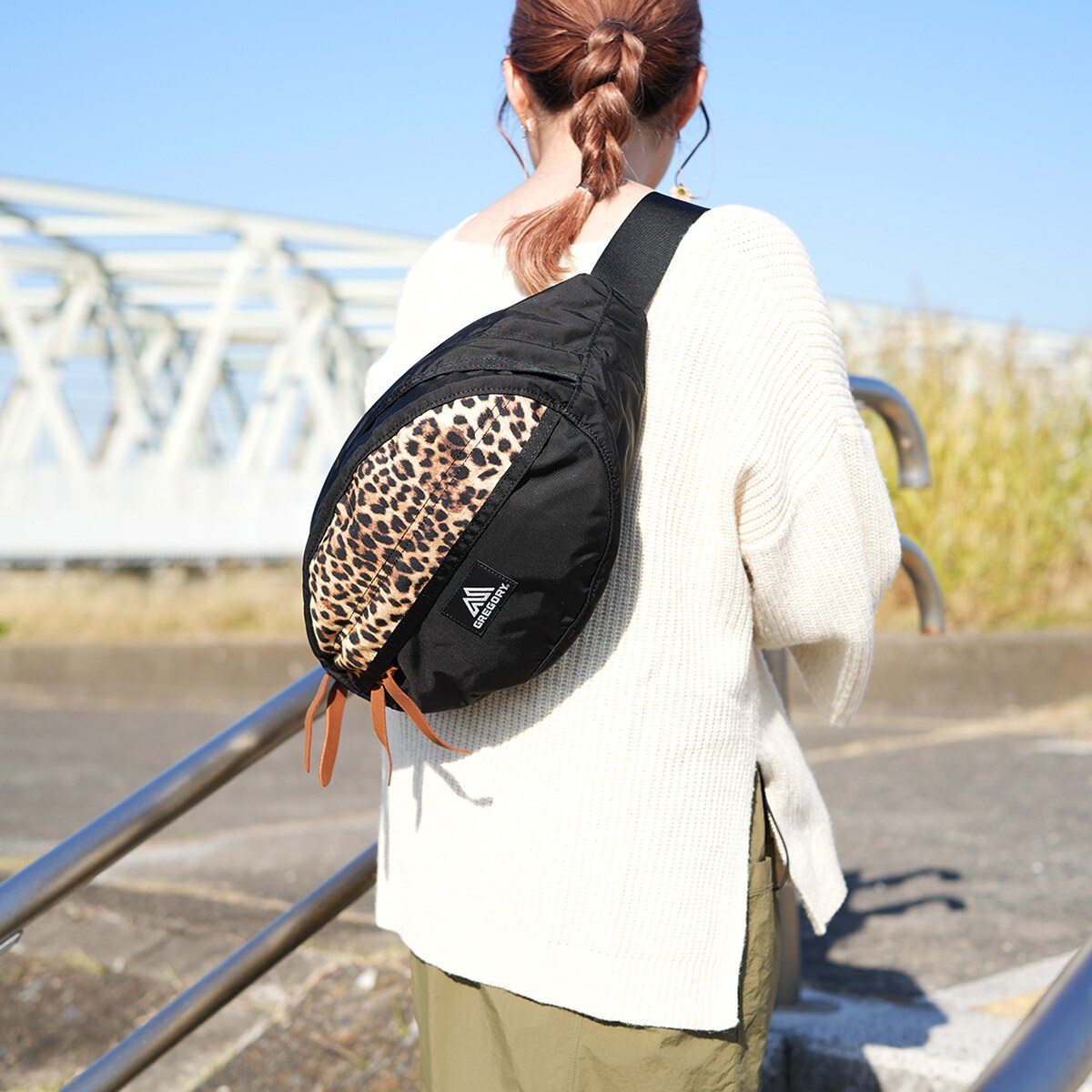 テールメイトS ブラック/レオパード | グレゴリー(GREGORY) | マルイ