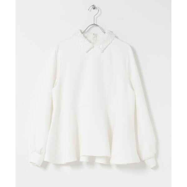 F by ROSSO レースカラーペプラムブラウス | アーバンリサーチ ロッソ