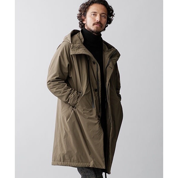 機能中綿ロングモッズコート（西川ダウン(R)ベスト付） | ナノ