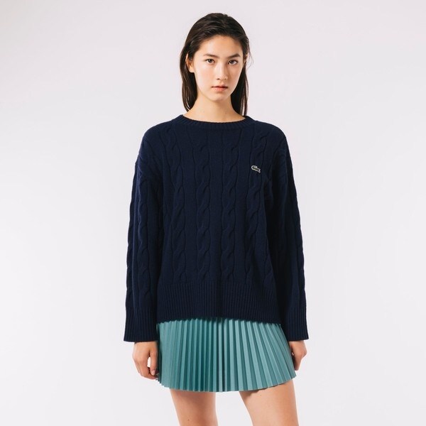 ビッグケーブルニットセーター | ラコステ(LACOSTE) | マルイウェブ