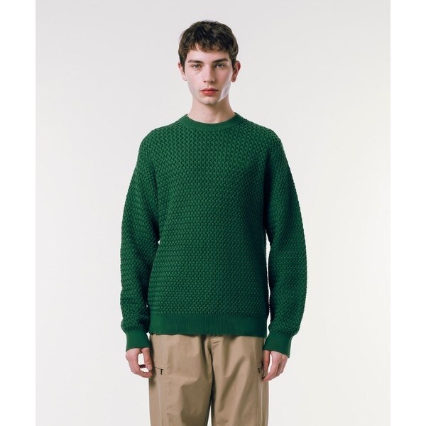 ローゲージ バスケット編み ニットクルーネックセーター | ラコステ