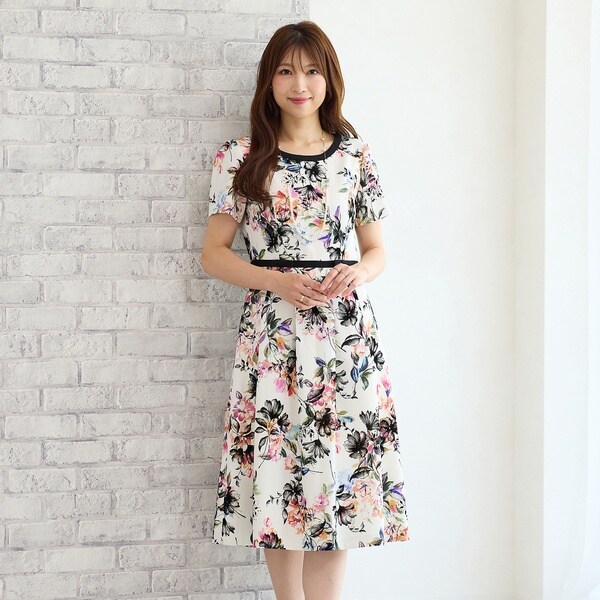 フロッキーフラワーワンピース | ローズティアラ(Rose Tiara) | マルイ