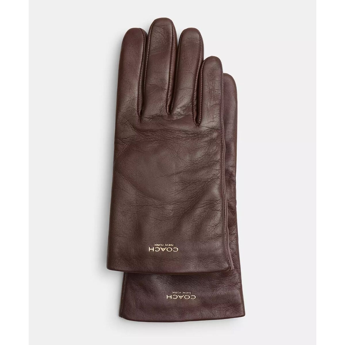 マ*ボ様 COACH 新品未使用タグ付 レザー テック グローブ Mサイズ 手袋