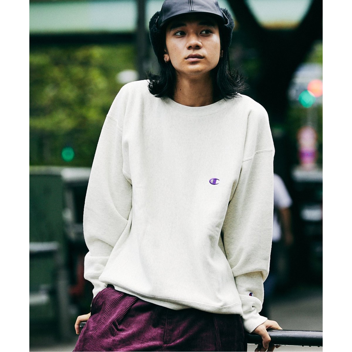 CHAMPION / チャンピオン】別注 R/W クルーネックスウェット