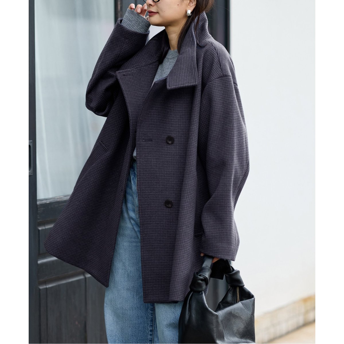 スーパー140ハイネックテントコート | ジャーナルスタンダード(JOURNAL