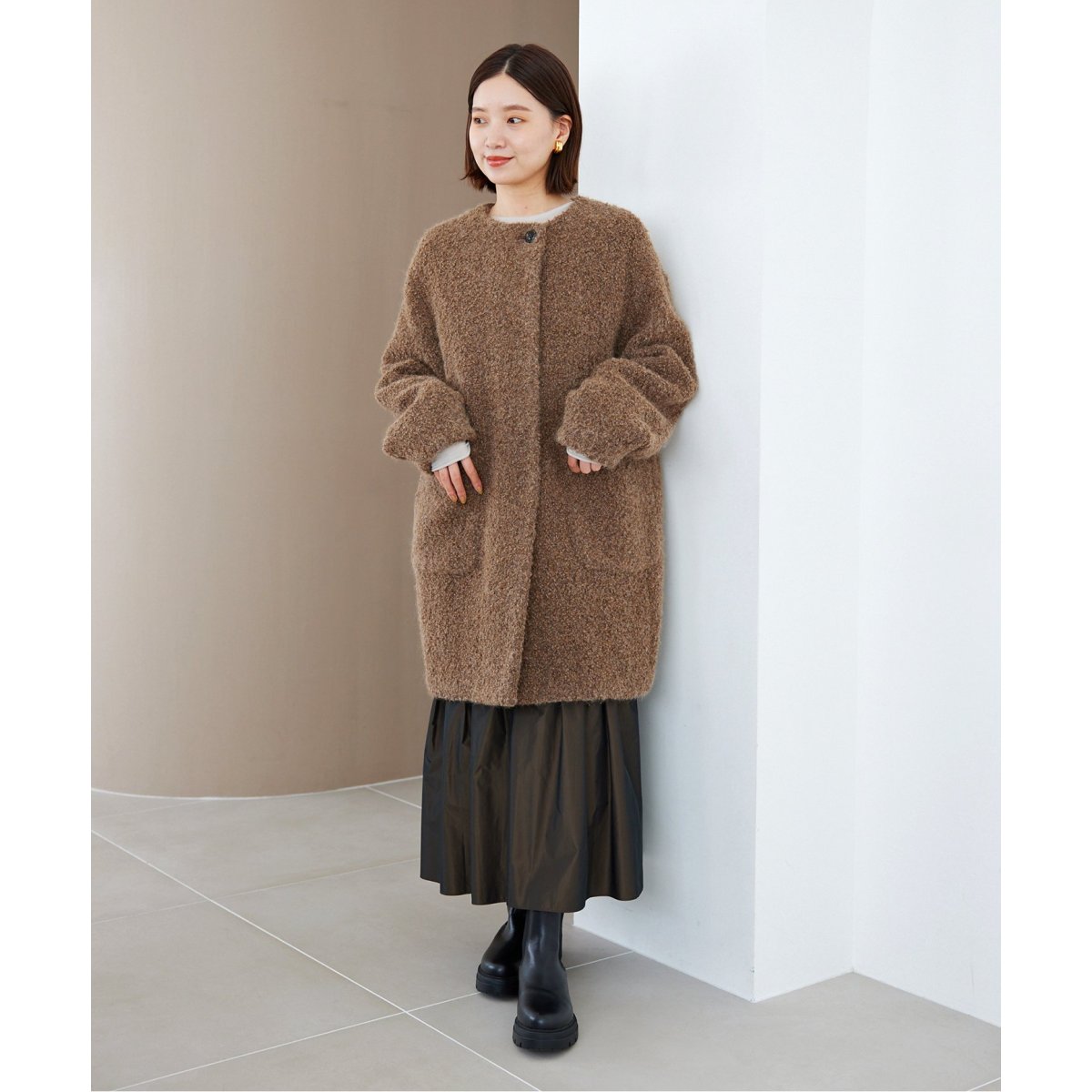 ループツイードコクーンコート | イエナ(IENA) | マルイウェブチャネル