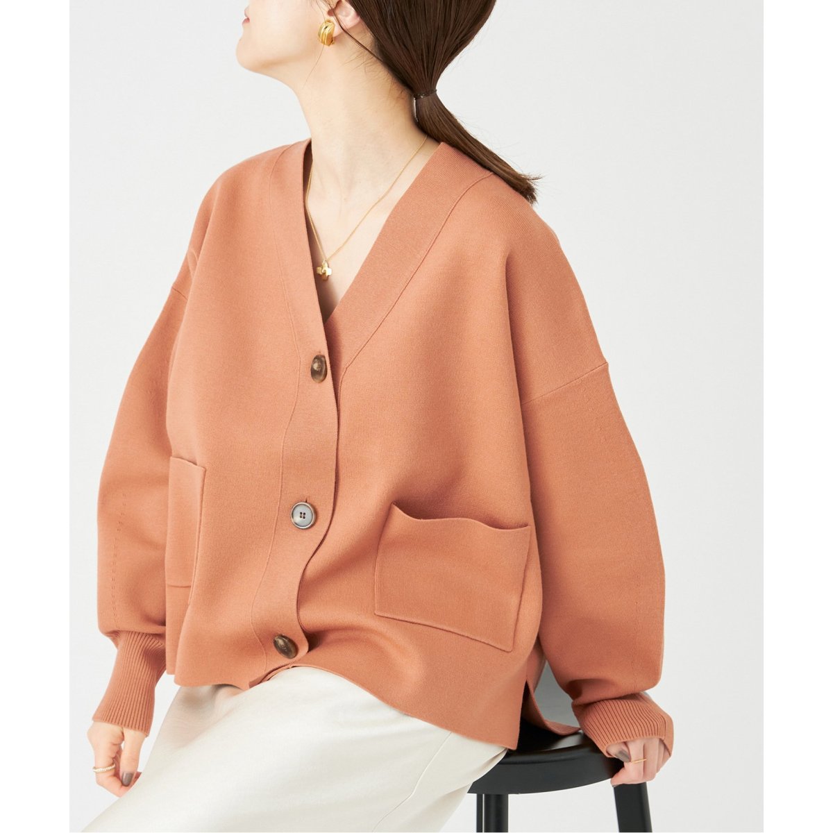 スーパーファインスムースショートカーディガン | イエナ(IENA