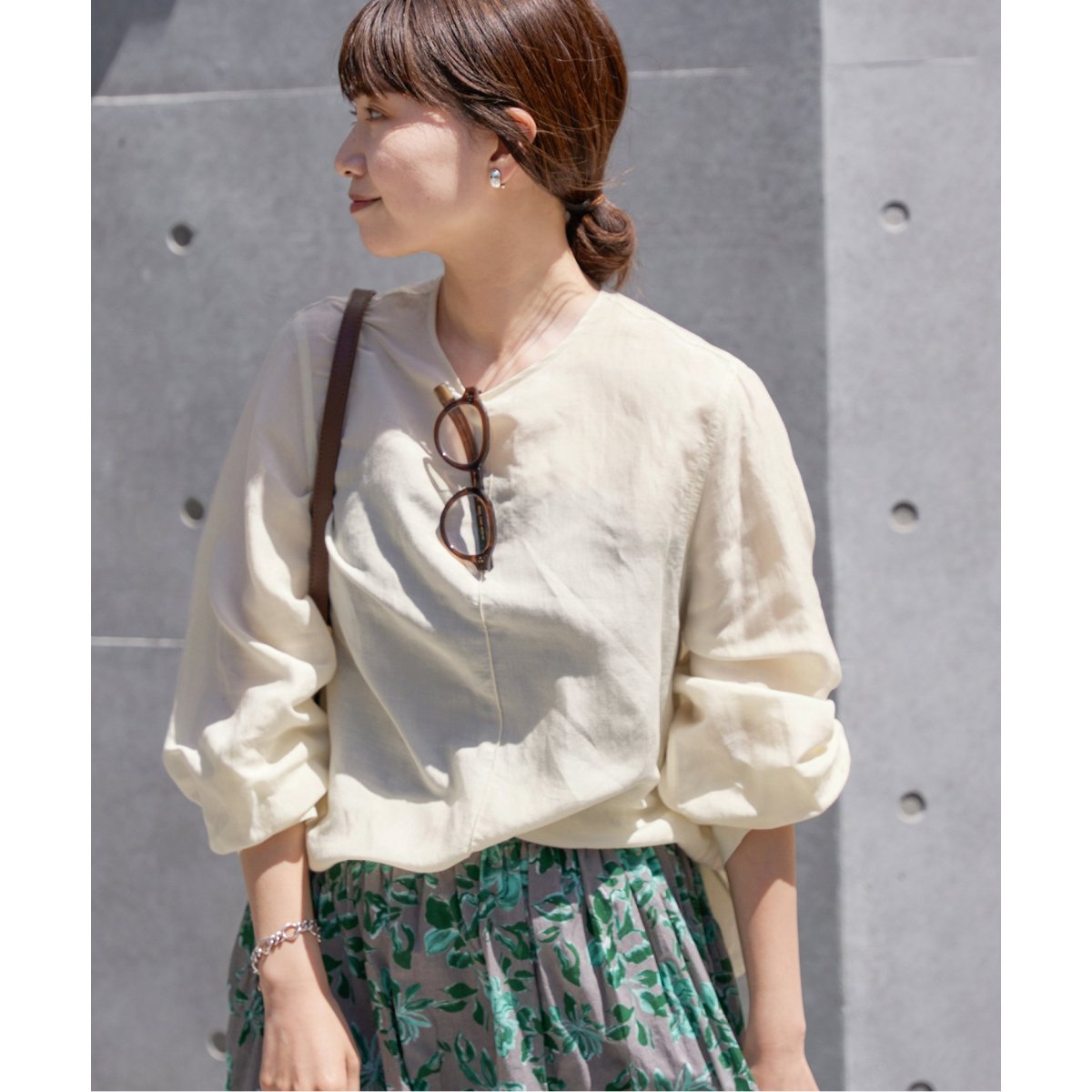 追加》ラミーリヨセルノーカラーブラウス | イエナ(IENA) | マルイ