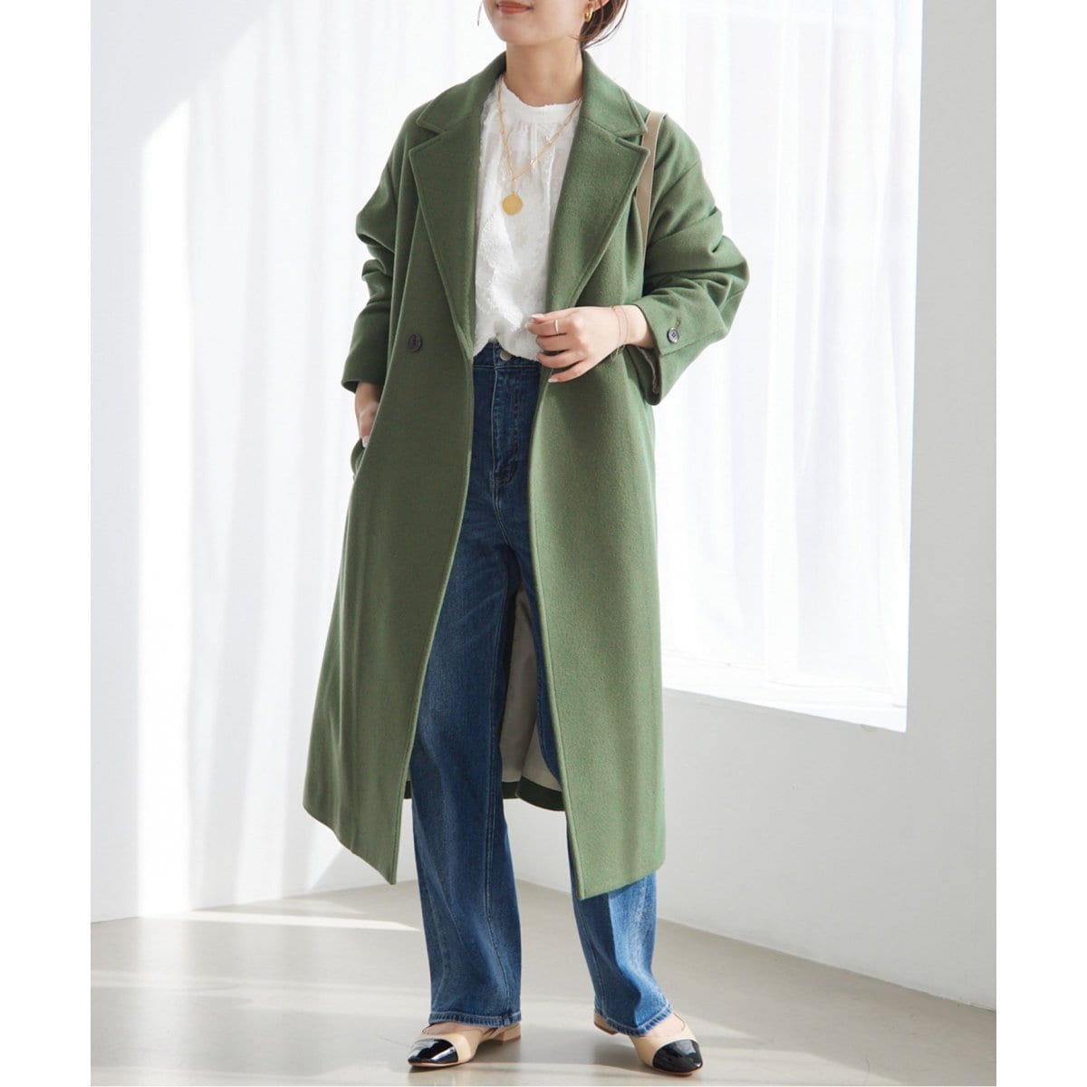 ダブルブレストカラーコート | スローブ イエナ(SLOBE IENA) | マルイ