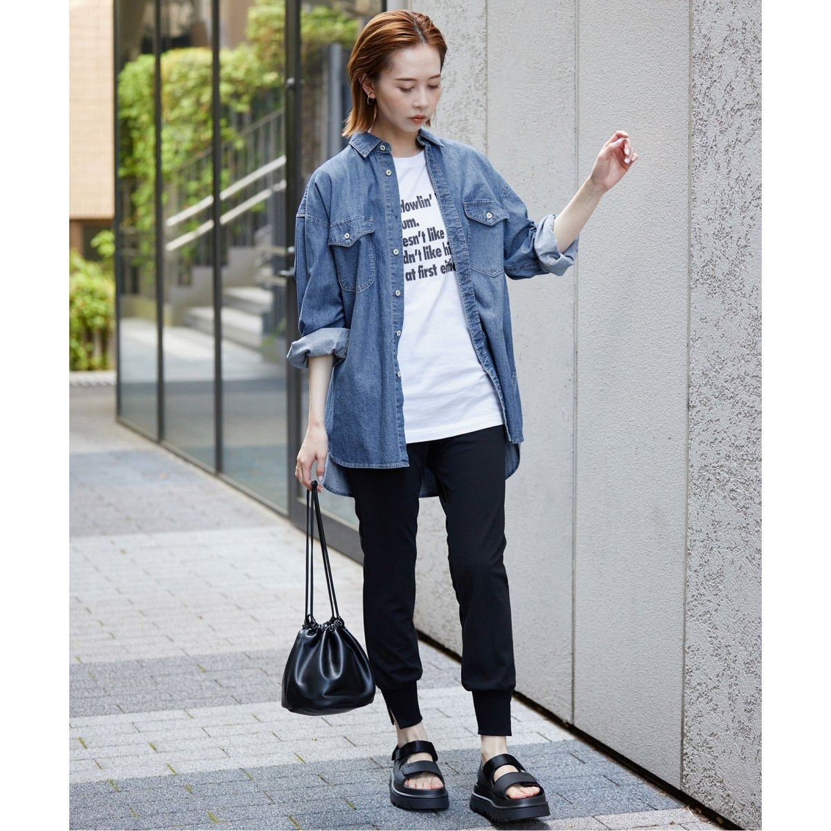 LE DENIMライトオンスBDUシャツ | スローブ イエナ(SLOBE IENA