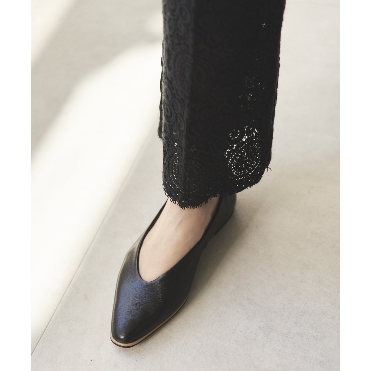 レザーUカットフラット | ルタロン(LE TALON) | マルイウェブチャネル