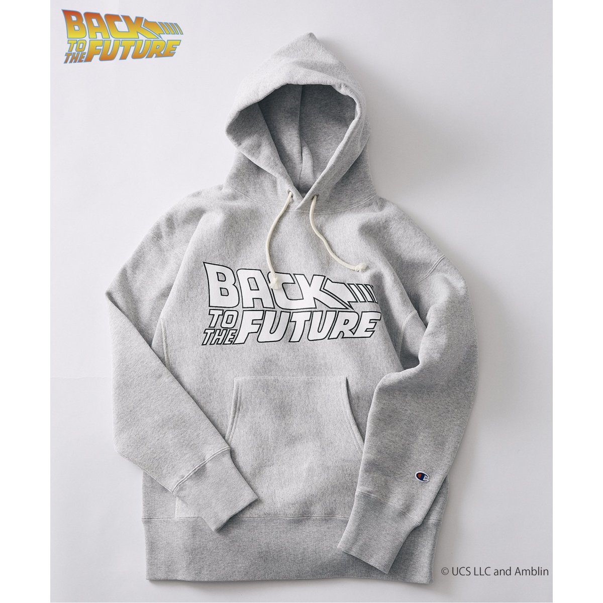 CHAMPION × BACK TO THE FUTURE】別注リバースウィーブ パーカー BTT