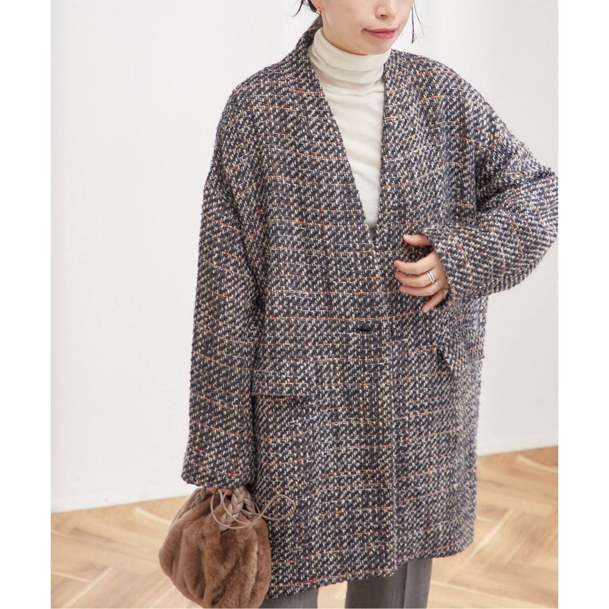 □SUPER140S/GIOLICA コクーンコート2 | ジャーナルスタンダード