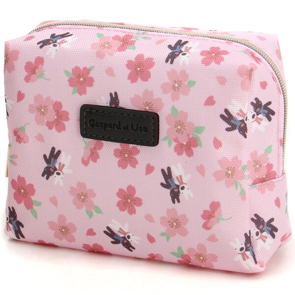 リサとガスパール ポーチ 桜 （パッケージ入り）【Gaspard et Lisa