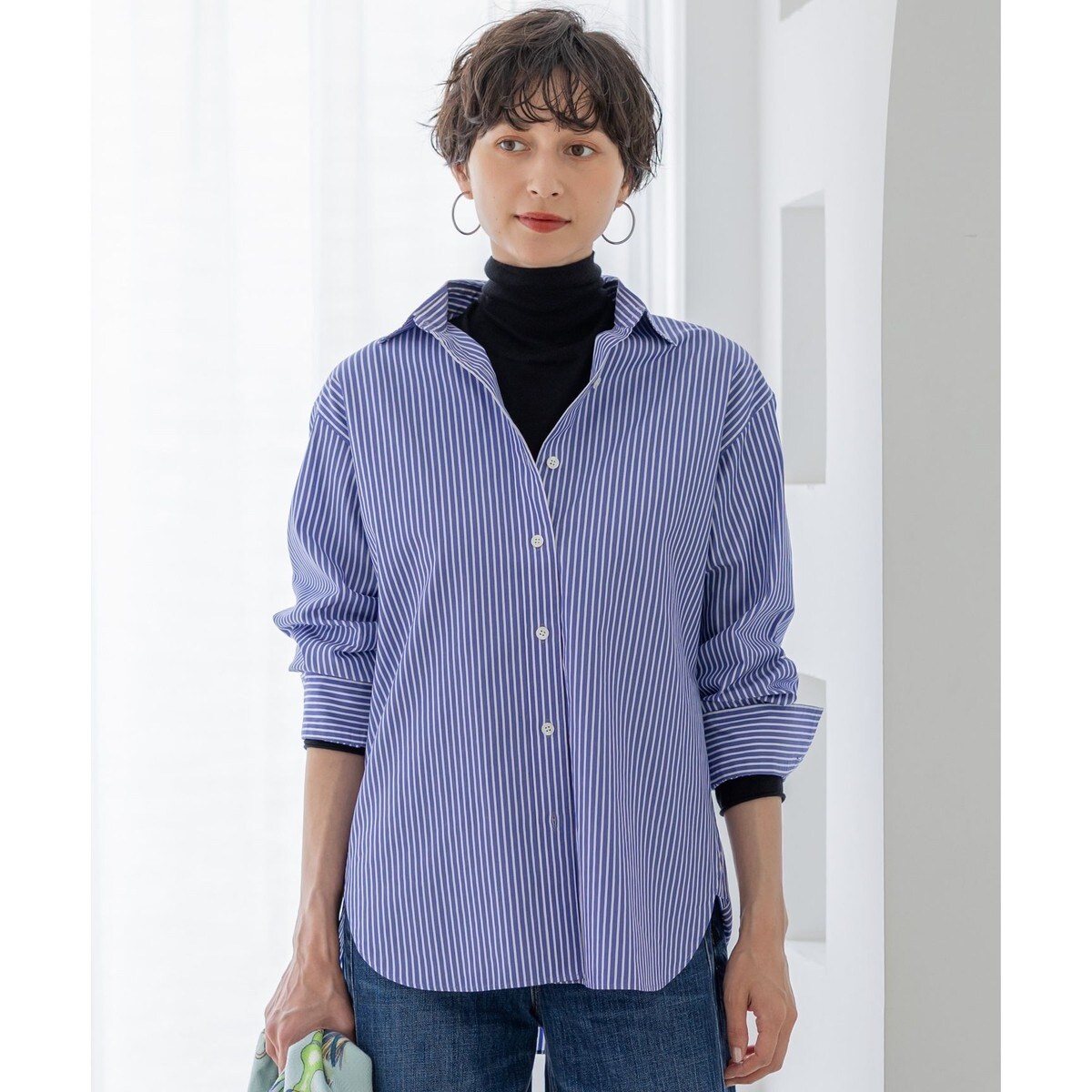 洗える】シャドーリーフ プリント ブラウス | 23区(23KU) | マルイ